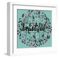 In my Beautiful Garden-Myriam Tebbakha-Framed Giclee Print