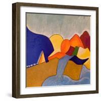 In My Dreaming, Monemvasia Presents Itself Like This, 2006-Jan Groneberg-Framed Giclee Print