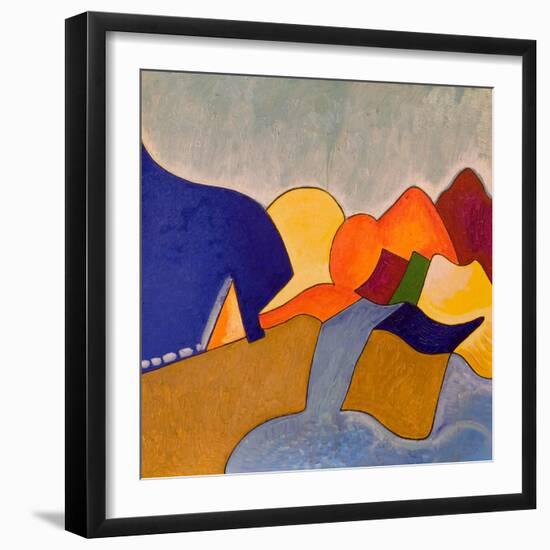 In My Dreaming, Monemvasia Presents Itself Like This, 2006-Jan Groneberg-Framed Giclee Print