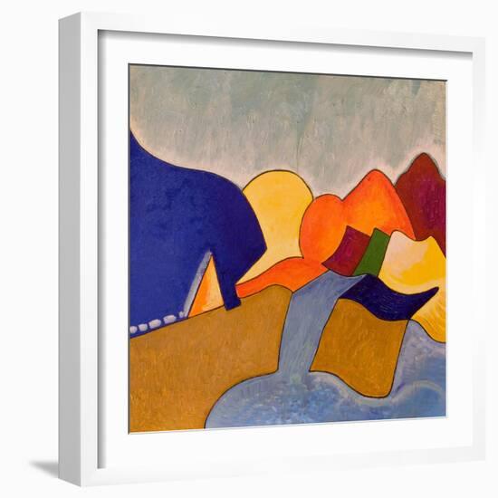 In My Dreaming, Monemvasia Presents Itself Like This, 2006-Jan Groneberg-Framed Giclee Print