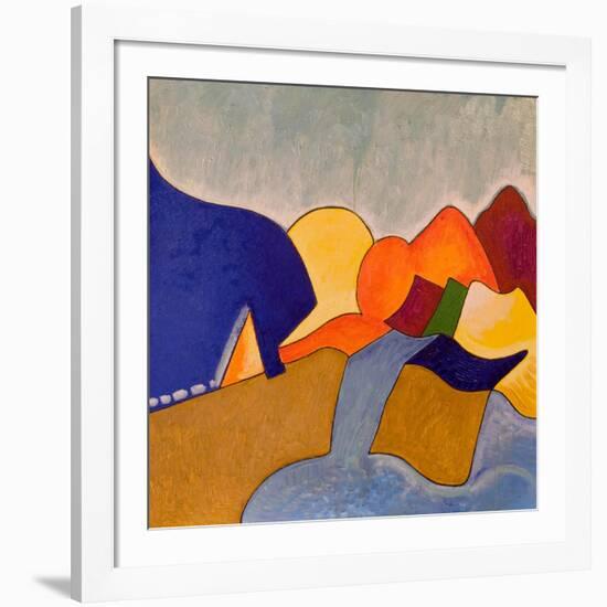 In My Dreaming, Monemvasia Presents Itself Like This, 2006-Jan Groneberg-Framed Giclee Print