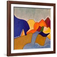 In My Dreaming, Monemvasia Presents Itself Like This, 2006-Jan Groneberg-Framed Giclee Print