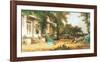 In My Neighbor's Garden-Alfred Thompson Bricher-Framed Art Print