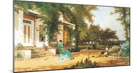 In My Neighbor's Garden-Alfred Thompson Bricher-Mounted Art Print