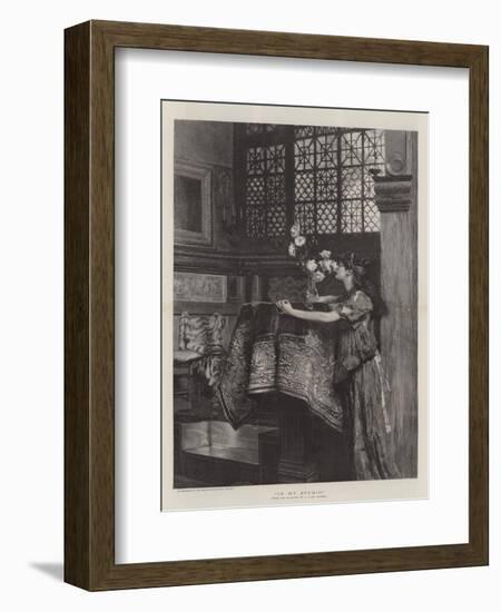 In My Studio-Sir Lawrence Alma-Tadema-Framed Giclee Print