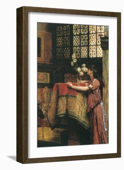 In my Studio-Sir Lawrence Alma-Tadema-Framed Art Print