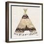 In My Teepee-Nicholas Biscardi-Framed Art Print