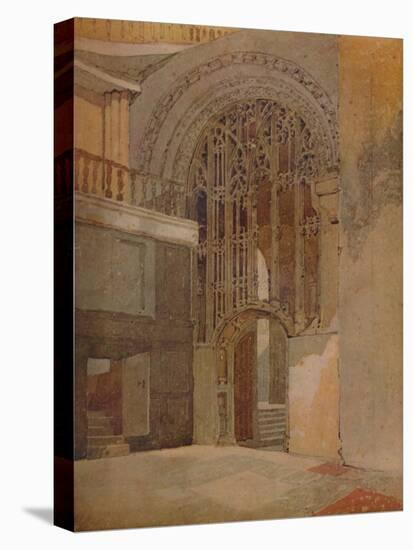 'In Norwich Cathedral', 1923-John Sell Cotman-Stretched Canvas