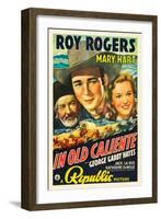 IN OLD CALIENTE, George 'Gabby' Hayes, Roy Rogers, Mary Hart, 1939-null-Framed Art Print