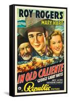IN OLD CALIENTE, George 'Gabby' Hayes, Roy Rogers, Mary Hart, 1939-null-Framed Stretched Canvas