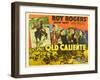 IN OLD CALIENTE, inset: Roy Rogers, far left: Roy Rogers, second from left: Mary Hart, 1939.-null-Framed Art Print