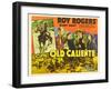 IN OLD CALIENTE, inset: Roy Rogers, far left: Roy Rogers, second from left: Mary Hart, 1939.-null-Framed Art Print