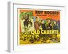 IN OLD CALIENTE, inset: Roy Rogers, far left: Roy Rogers, second from left: Mary Hart, 1939.-null-Framed Art Print