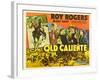 IN OLD CALIENTE, inset: Roy Rogers, far left: Roy Rogers, second from left: Mary Hart, 1939.-null-Framed Art Print