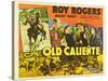 IN OLD CALIENTE, inset: Roy Rogers, far left: Roy Rogers, second from left: Mary Hart, 1939.-null-Stretched Canvas