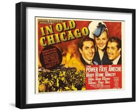 In Old Chicago, 1938-null-Framed Art Print