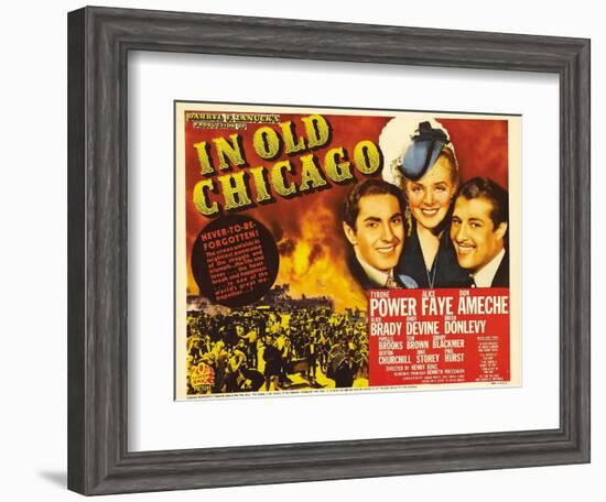 In Old Chicago, 1938-null-Framed Art Print