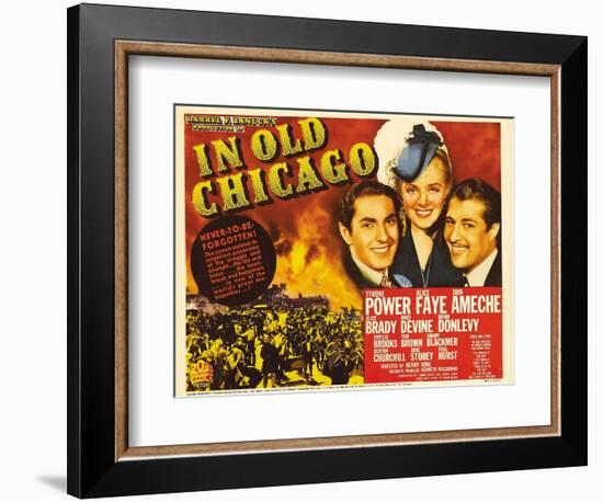 In Old Chicago, 1938-null-Framed Art Print