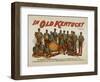 In old Kentucky - African American Band Poster-Lantern Press-Framed Art Print