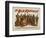 In old Kentucky - African American Band Poster-Lantern Press-Framed Art Print