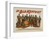 In old Kentucky - African American Band Poster-Lantern Press-Framed Art Print