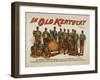 In old Kentucky - African American Band Poster-Lantern Press-Framed Art Print