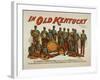 In old Kentucky - African American Band Poster-Lantern Press-Framed Art Print