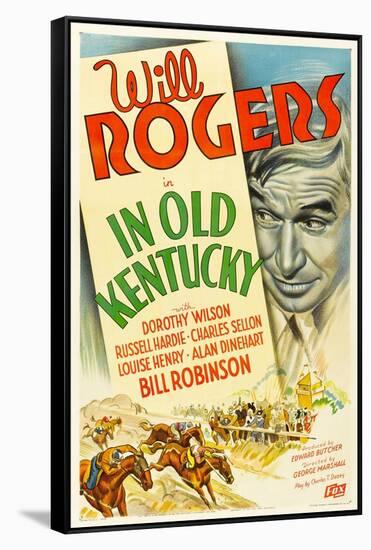 In Old Kentucky, Will Rogers, 1935-null-Framed Stretched Canvas