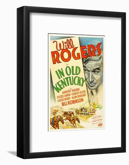 In Old Kentucky, Will Rogers, 1935-null-Framed Photo