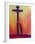 In Our Sufferings We Can Lean on the Cross by Trusting in Christ's Love, 1993-Elizabeth Wang-Framed Giclee Print