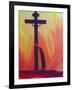 In Our Sufferings We Can Lean on the Cross by Trusting in Christ's Love, 1993-Elizabeth Wang-Framed Giclee Print