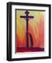 In Our Sufferings We Can Lean on the Cross by Trusting in Christ's Love, 1993-Elizabeth Wang-Framed Giclee Print