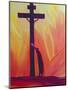 In Our Sufferings We Can Lean on the Cross by Trusting in Christ's Love, 1993-Elizabeth Wang-Mounted Giclee Print