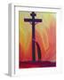 In Our Sufferings We Can Lean on the Cross by Trusting in Christ's Love, 1993-Elizabeth Wang-Framed Giclee Print