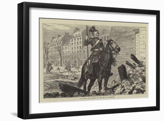 In Paris, the Uhlan at the Arc De Triomphe-Godefroy Durand-Framed Giclee Print