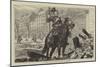 In Paris, the Uhlan at the Arc De Triomphe-Godefroy Durand-Mounted Giclee Print