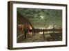 In Peril (The Harbour Flare) 1879-John Atkinson Grimshaw-Framed Giclee Print