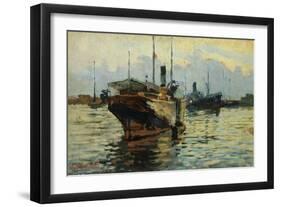 In Port-Guglielmo Micheli-Framed Giclee Print