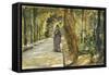 In Portici Forest-Giuseppe De Nittis-Framed Stretched Canvas