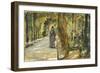 In Portici Forest-Giuseppe De Nittis-Framed Giclee Print