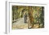 In Portici Forest-Giuseppe De Nittis-Framed Giclee Print