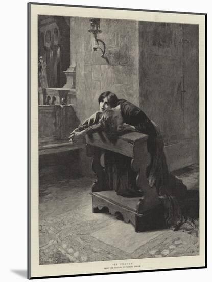 In Prayer-Charles Frederic Ulrich-Mounted Giclee Print