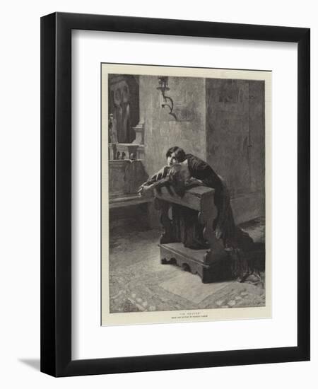 In Prayer-Charles Frederic Ulrich-Framed Giclee Print