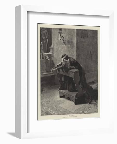 In Prayer-Charles Frederic Ulrich-Framed Giclee Print