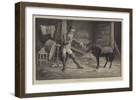 In Private Training-Frank Feller-Framed Giclee Print