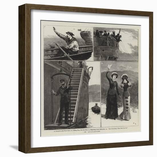 In Quarantine-Joseph Nash-Framed Giclee Print