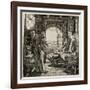 In quiet solitude Death releaves man after his lifes toil.-Alfred Rethel-Framed Giclee Print