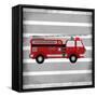 In Red 1-Kimberly Allen-Framed Stretched Canvas