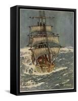 In Roaring Forties-Kenneth D Shoesmith-Framed Stretched Canvas