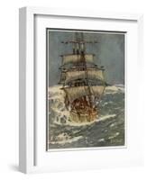 In Roaring Forties-Kenneth D Shoesmith-Framed Photographic Print